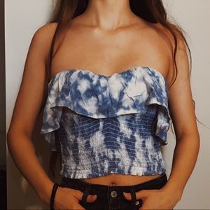 Hollister Strapless Crop Top